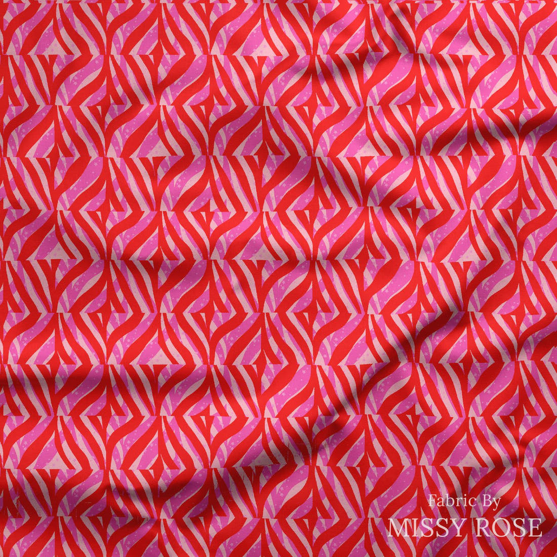 Studio Saturate Fabric 46 draped fabric mockup - custom printed fabric by the metre | Fabric by Missy Rose