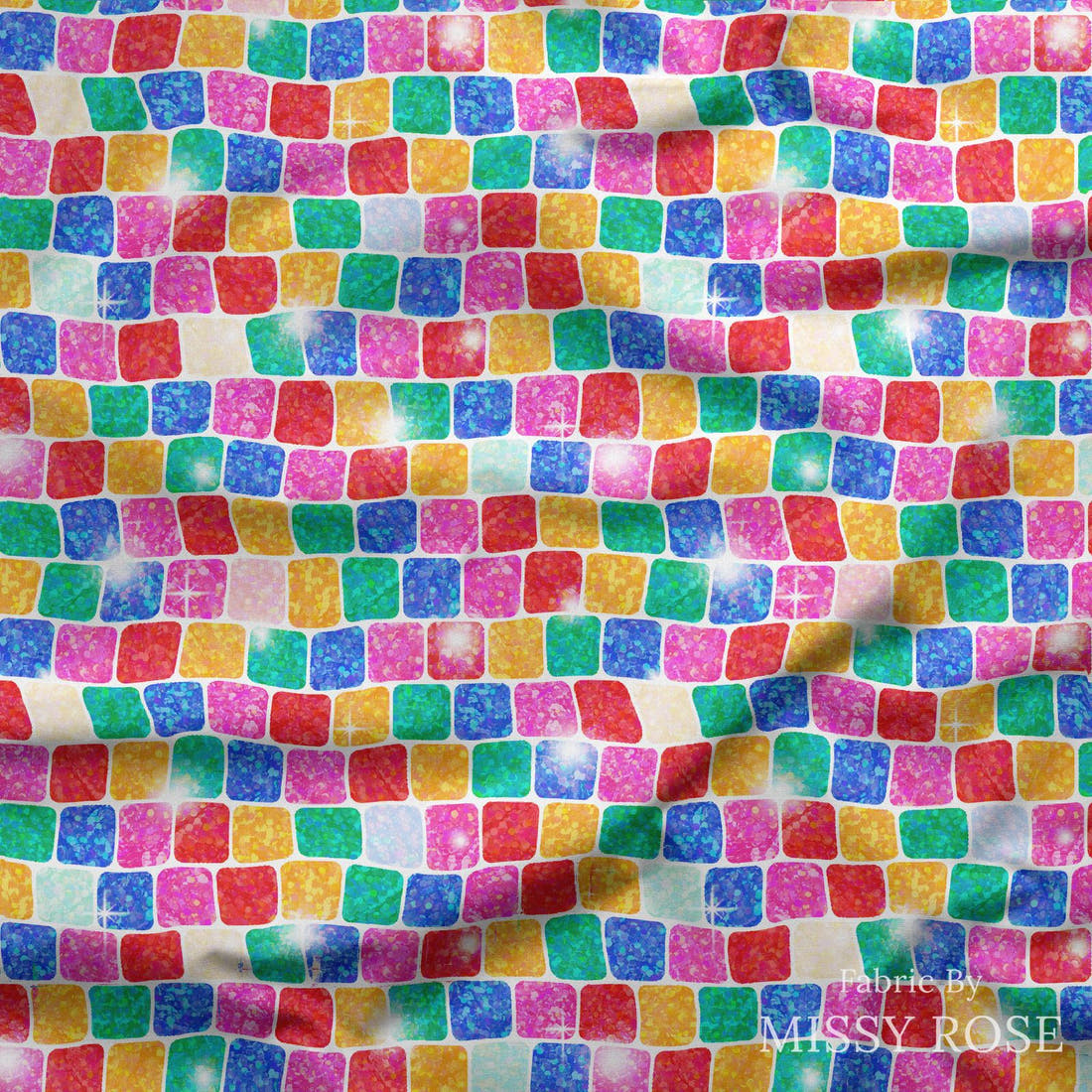 Studio Saturate Fabric 54 draped fabric mockup - custom printed fabric by the metre | Fabric by Missy Rose