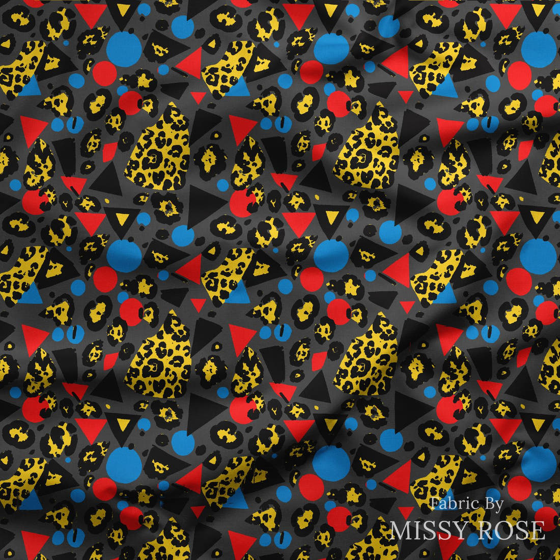 Studio Saturate Fabric 60 draped fabric mockup - custom printed fabric by the metre | Fabric by Missy Rose