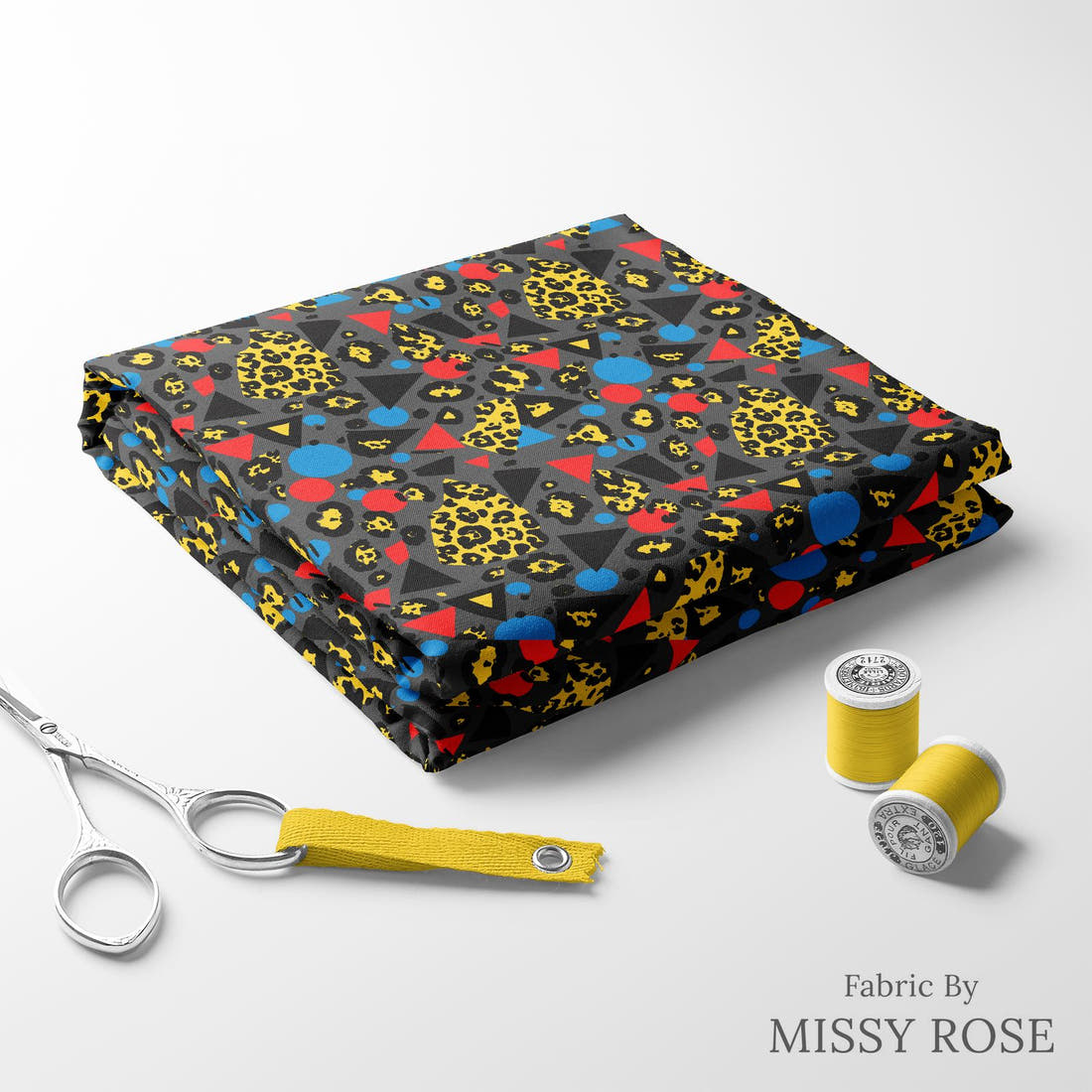 Studio Saturate Fabric 60 folded fabric stack with matching thread - pre-order fabric Australia | Fabric by Missy Rose