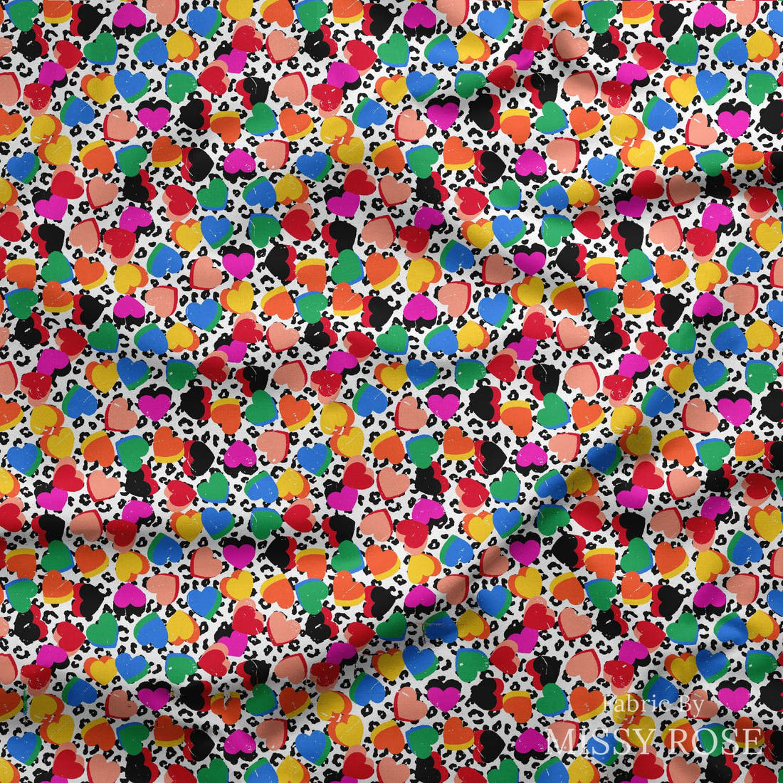 Studio Saturate Fabric 65 draped fabric mockup - custom printed fabric by the metre | Fabric by Missy Rose