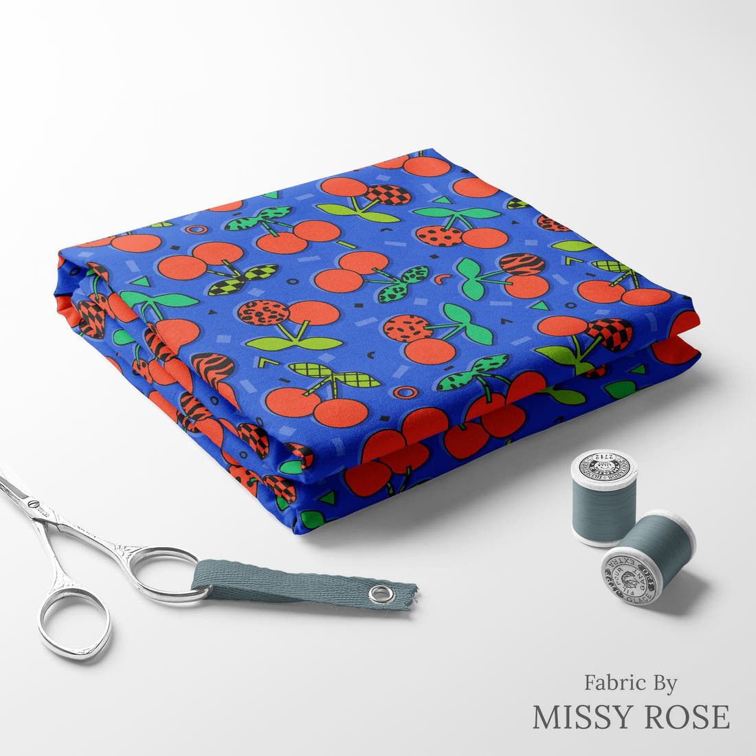 Studio Saturate Fabric 70 folded fabric stack with matching thread - pre-order fabric Australia | Fabric by Missy Rose