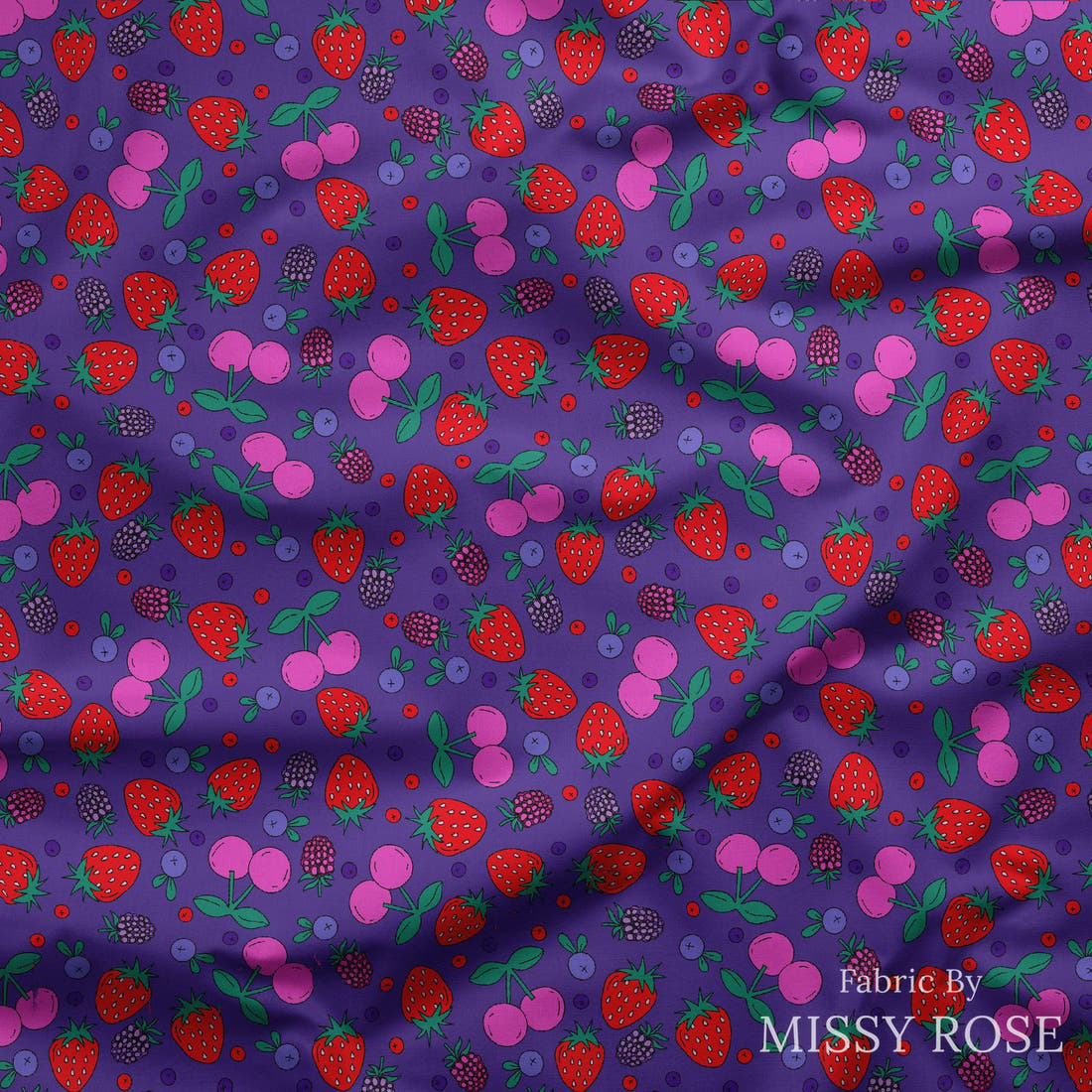 Studio Saturate Fabric 74 draped fabric mockup - custom printed fabric by the metre | Fabric by Missy Rose