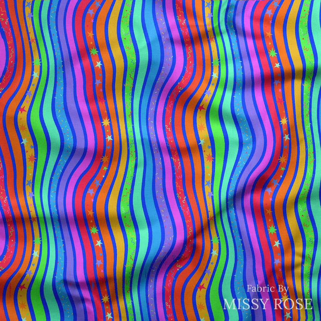 Studio Saturate Fabric 80 draped fabric mockup - custom printed fabric by the metre | Fabric by Missy Rose