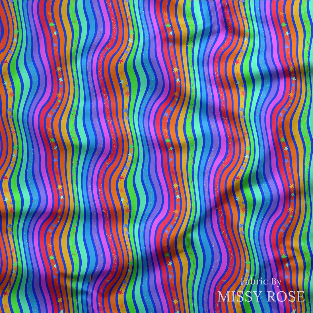 Studio Saturate Fabric 80 draped fabric mockup - custom printed fabric by the metre | Fabric by Missy Rose