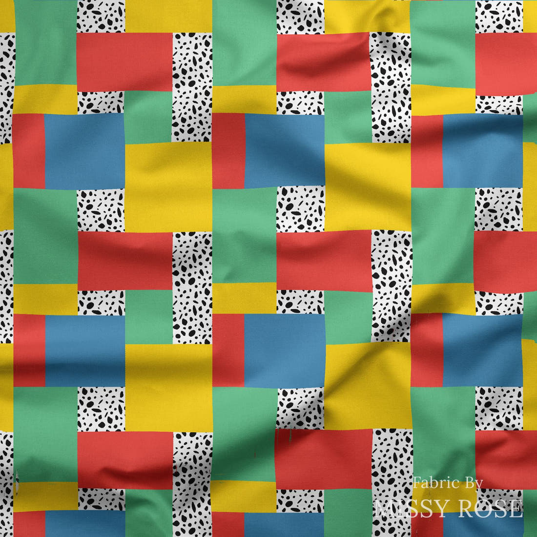 Studio Saturate Fabric 84 draped fabric mockup - custom printed fabric by the metre | Fabric by Missy Rose