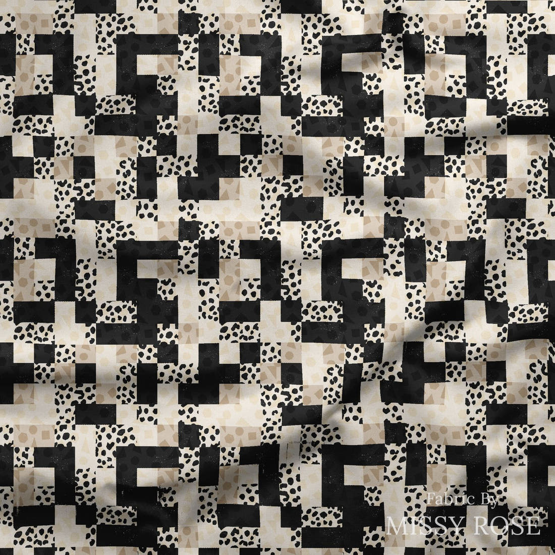 Studio Saturate Fabric 87 draped fabric mockup - custom printed fabric by the metre | Fabric by Missy Rose