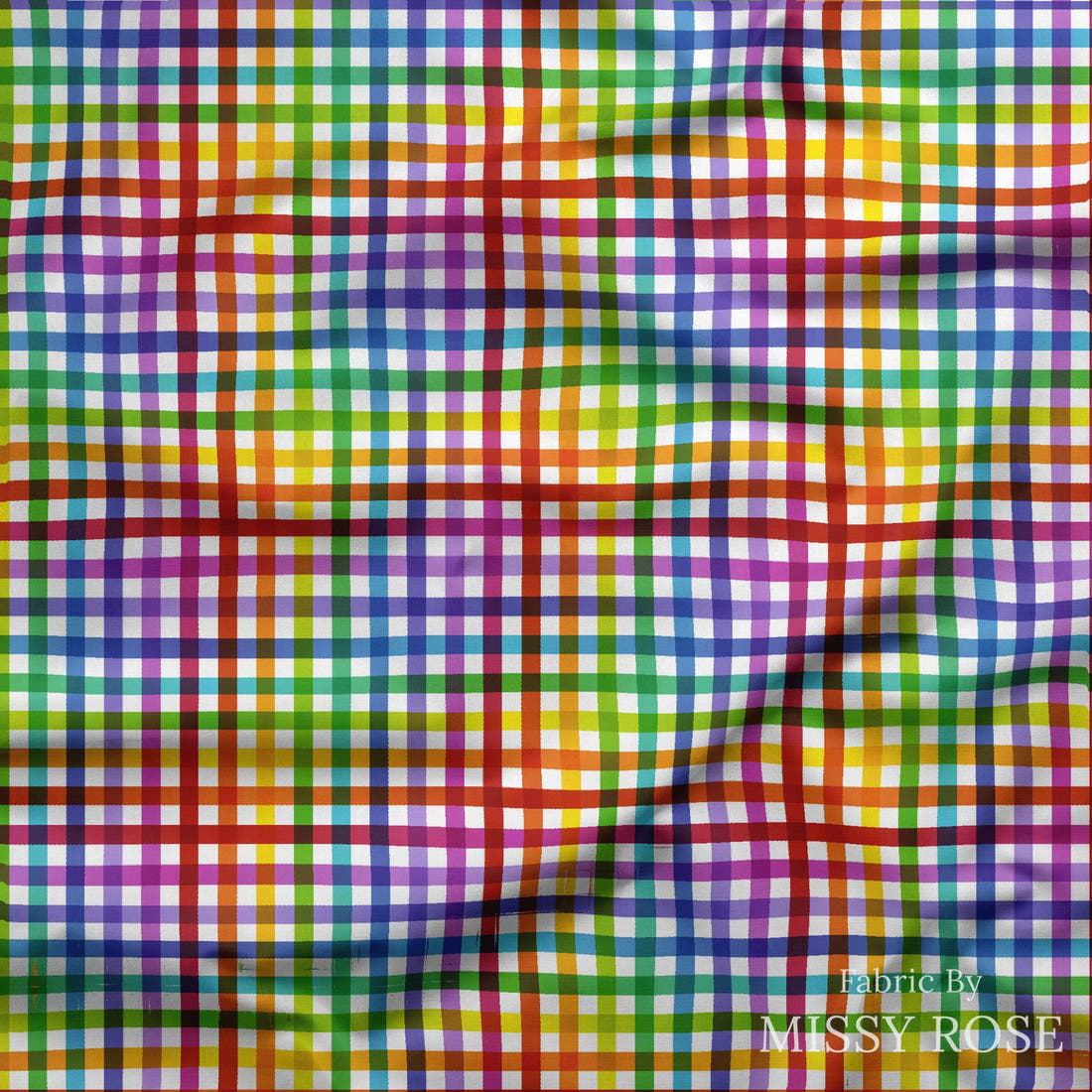 Studio Saturate Fabric 89 draped fabric mockup - custom printed fabric by the metre | Fabric by Missy Rose