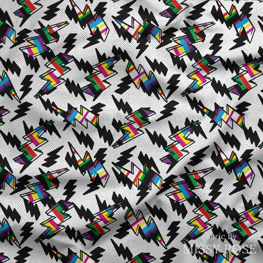 Studio Saturate Fabric 97 draped fabric mockup - custom printed fabric by the metre | Fabric by Missy Rose