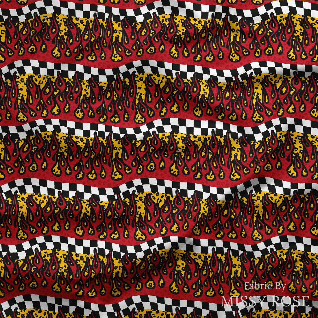Studio Saturate Fabric 98 draped fabric mockup - custom printed fabric by the metre | Fabric by Missy Rose