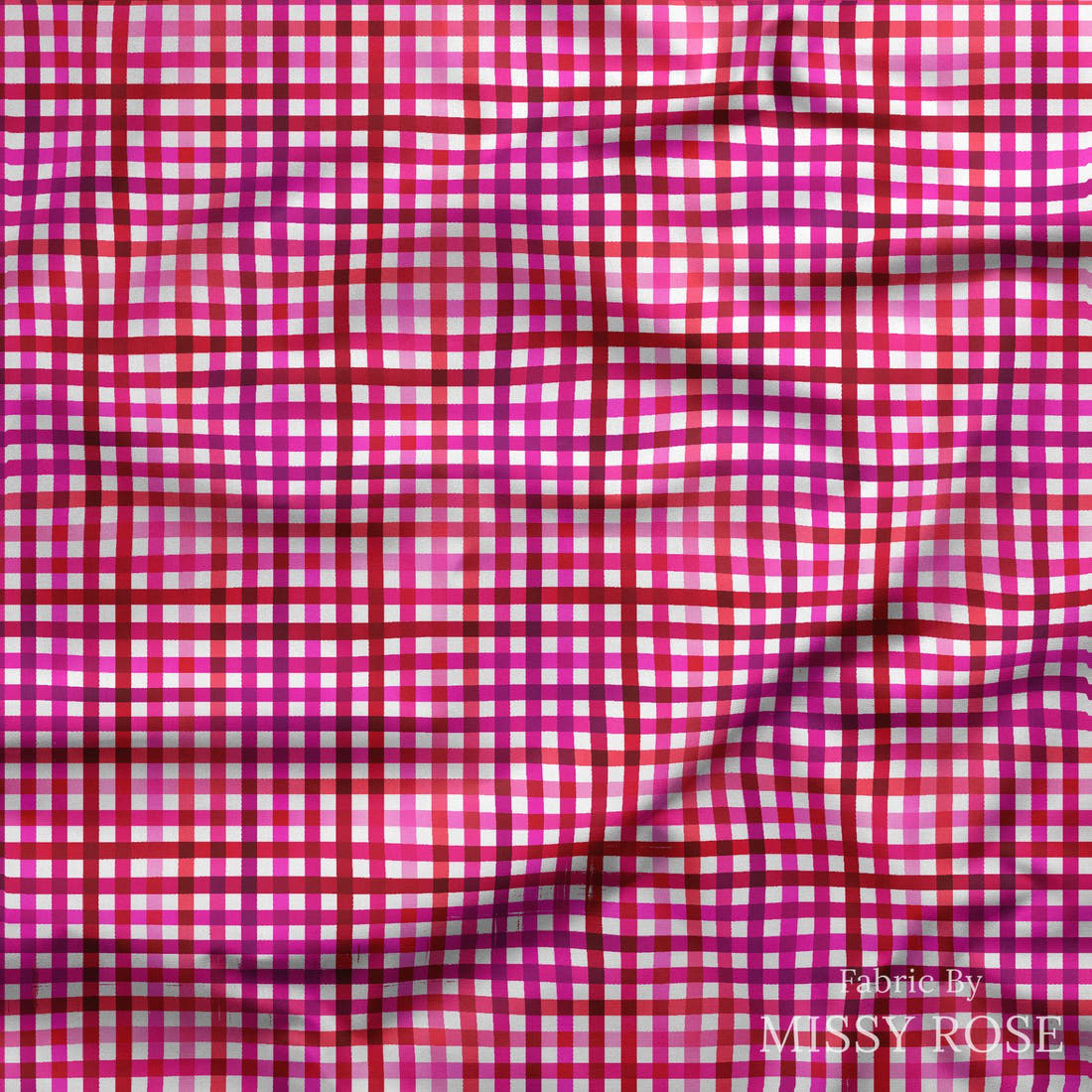 Studio Saturate Fabric 100 draped fabric mockup - custom printed fabric by the metre | Fabric by Missy Rose