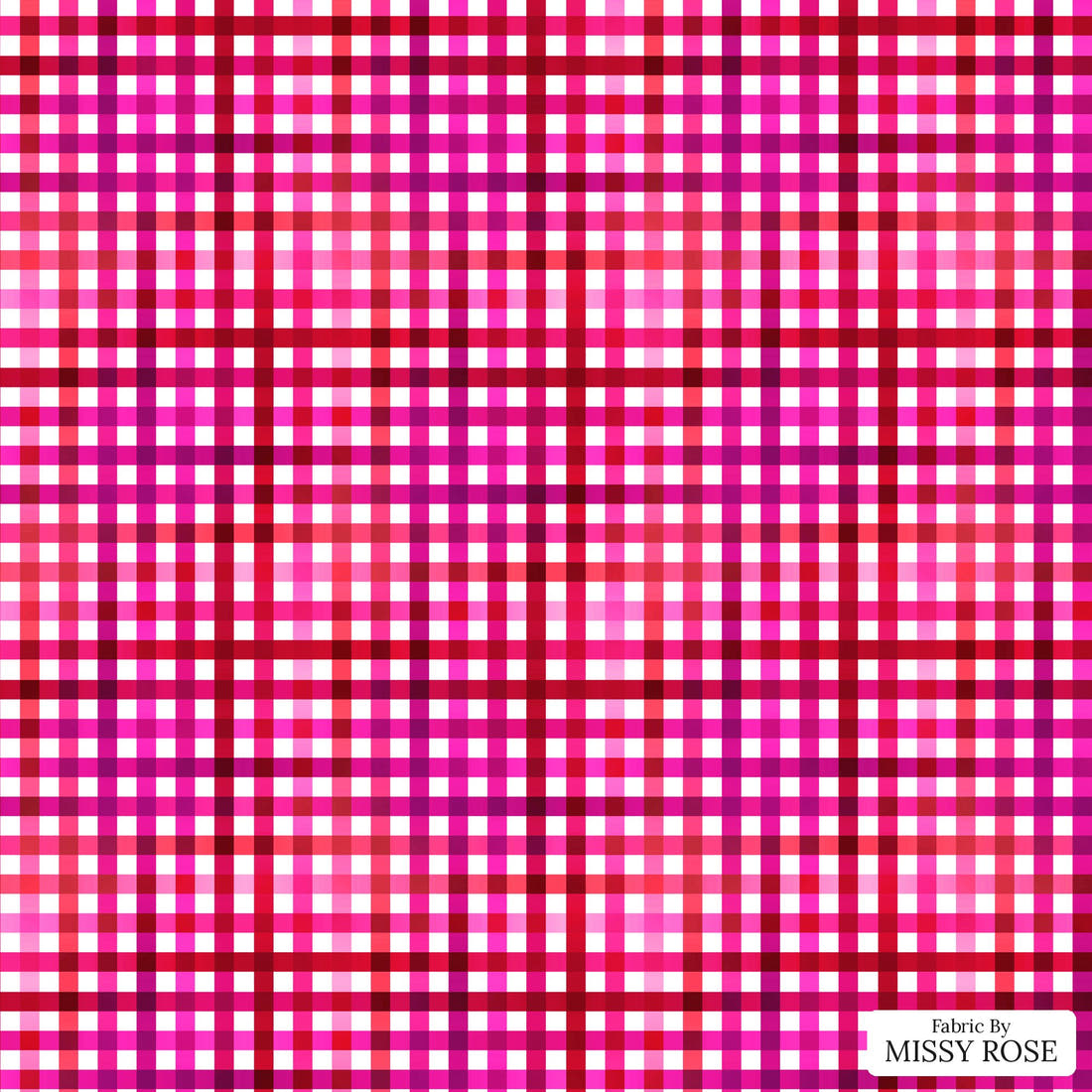 Studio Saturate Fabric 100 - flat view of the print, zoom in for detail | Fabric by Missy Rose