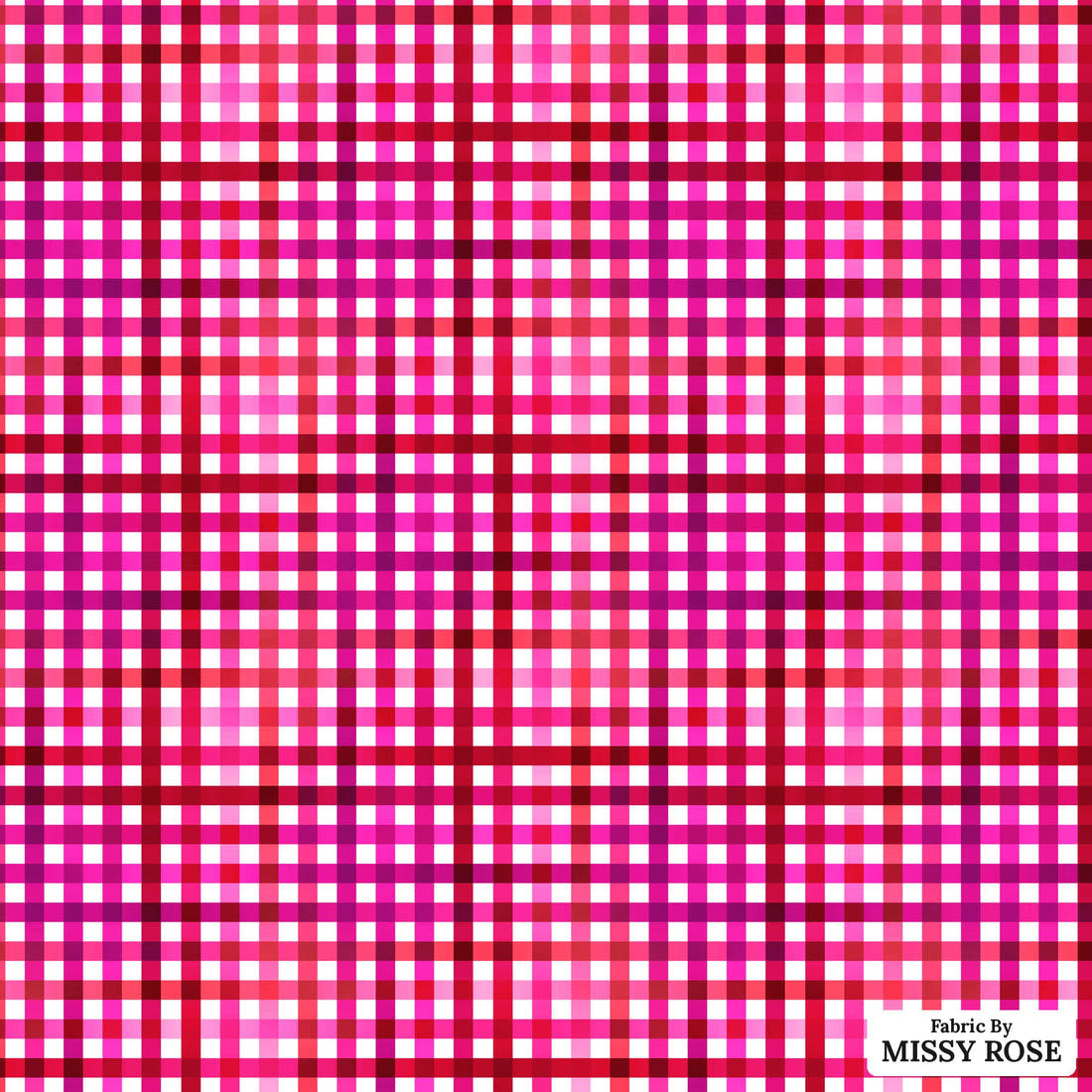 Studio Saturate Fabric 100 - flat view of the print, zoom in for detail | Fabric by Missy Rose