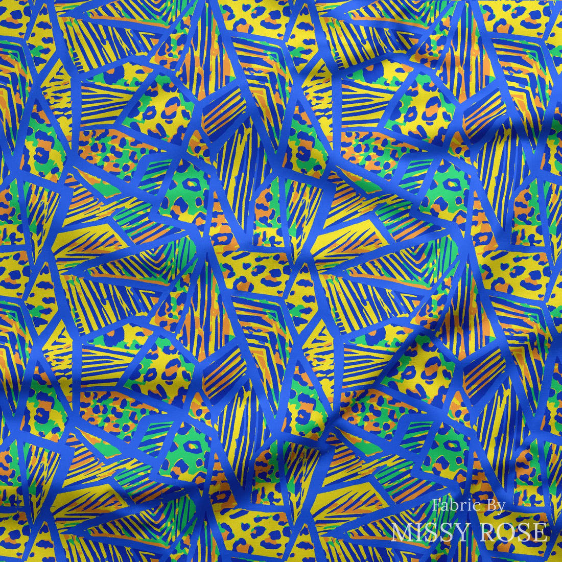 Studio Saturate Fabric 120 draped fabric mockup - custom printed fabric by the metre | Fabric by Missy Rose