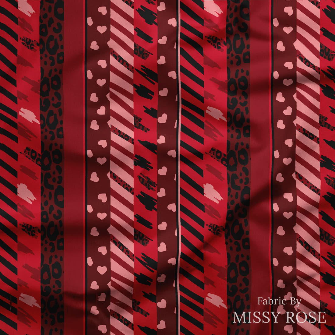 Studio Saturate Fabric 131 draped fabric mockup - custom printed fabric by the metre | Fabric by Missy Rose