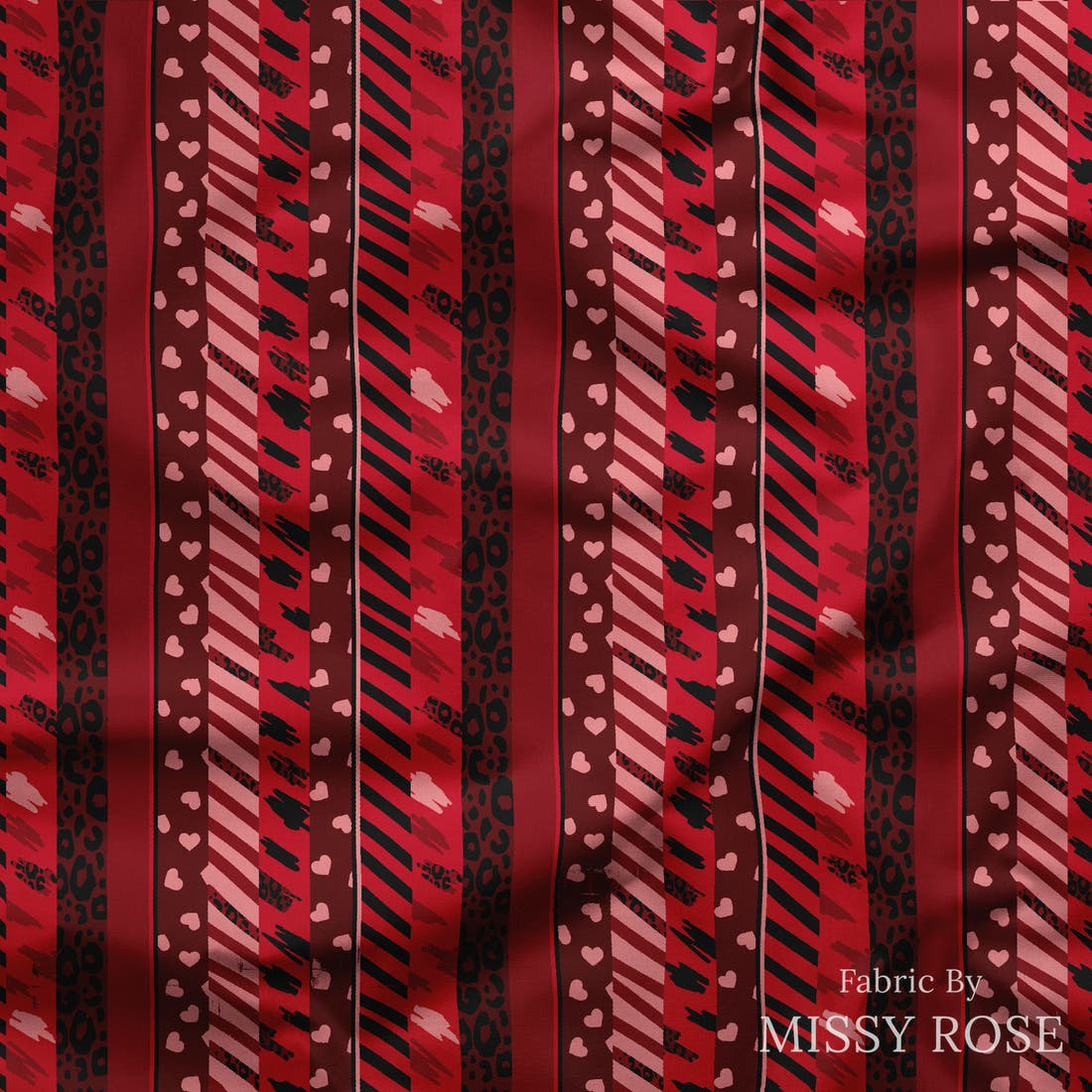 Studio Saturate Fabric 131 draped fabric mockup - custom printed fabric by the metre | Fabric by Missy Rose