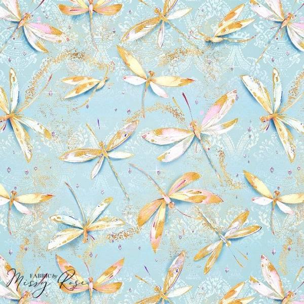 Design 1 - Dragonfly Fabric - Fabric by Missy Rose Pre-Order