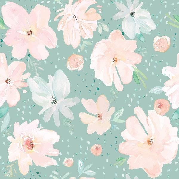 Indy Bloom Fabric April Showers Aspen 02 – premium custom printed fabric for sewing | Fabric by Missy Rose