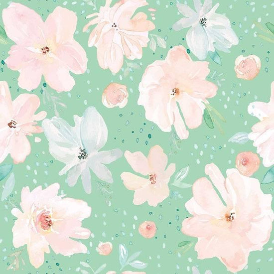 IB April Showers - Mint 03 - Fabric by Missy Rose Pre-Order