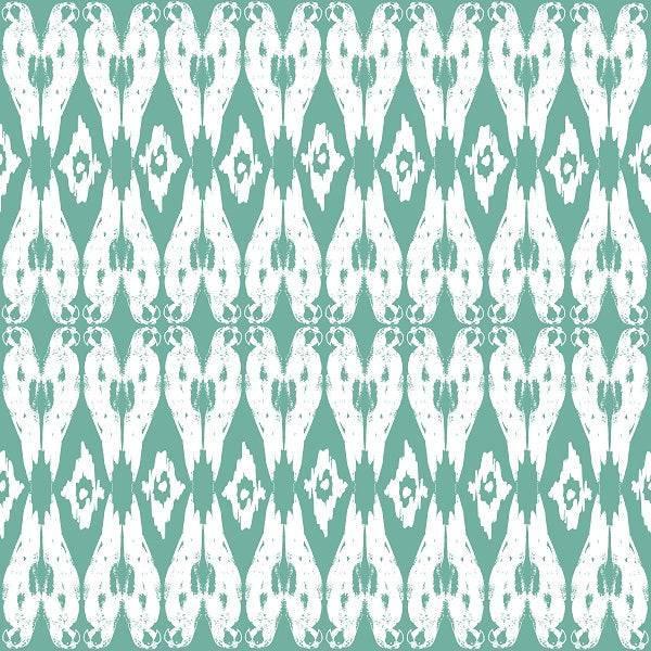 Indy Bloom Fabric Boho Beach Bohemain Teal Parrrot 27 – custom printed pre-order fabric Australia | Fabric by Missy Rose