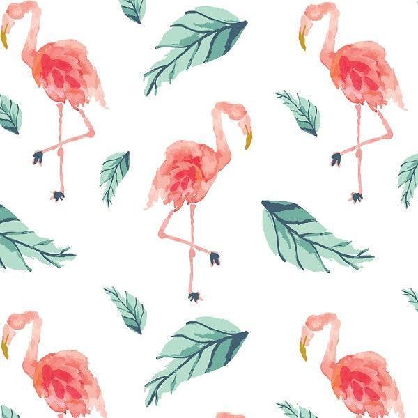 Indy Bloom Fabric Boho Beach Flamingo Palm 25 – pre-order designer fabric Australia | Fabric by Missy Rose