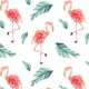 Indy Bloom Fabric - Boho Beach - Flamingo Palm 25