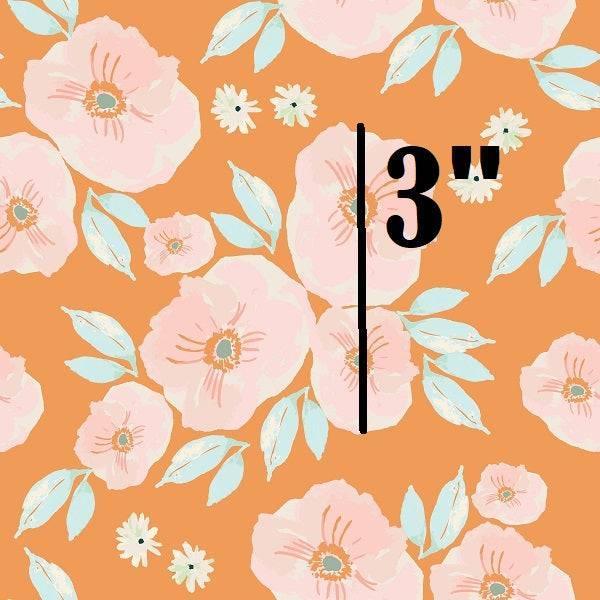 Indy Bloom Fabric Boho Beach Lilly Orange 03 – premium custom printed fabric for sewing | Fabric by Missy Rose