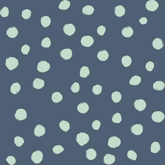 Load image into Gallery viewer, IB Boho Beach - Navy Teal Dot 22 - Fabric by Missy Rose Pre-Order
