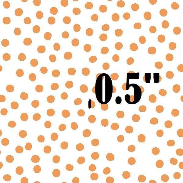 Indy Bloom Fabric Boho Beach Tangerine 12 – premium custom printed fabric for sewing | Fabric by Missy Rose
