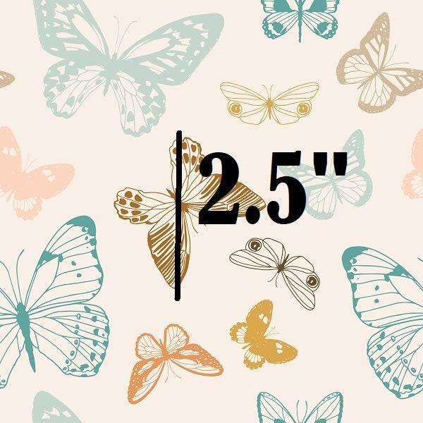 Indy Bloom Fabric Boho Butterflies Cream 03 – Australian custom printed fabric pre-order | Fabric by Missy Rose