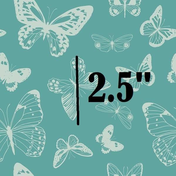 Indy Bloom Fabric Boho Butterflies Teal 04 – premium custom printed fabric for sewing | Fabric by Missy Rose