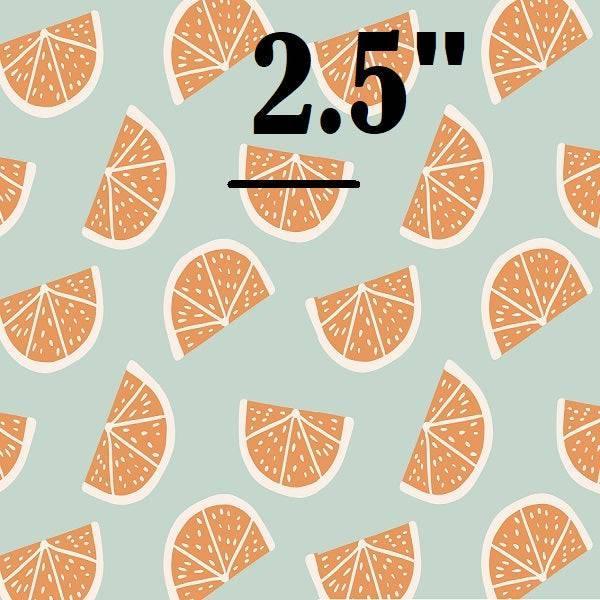 Indy Bloom Fabric Boho Grapefruit Blue 09 – premium custom printed fabric for sewing | Fabric by Missy Rose