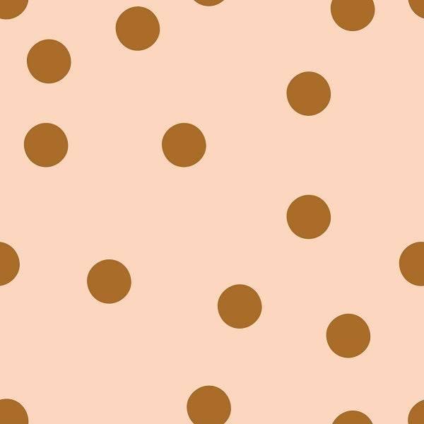 Indy Bloom Fabric Boho Polka in Blush 16 – pre-order designer fabric Australia | Fabric by Missy Rose