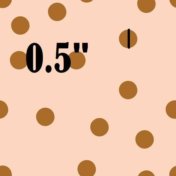 Indy Bloom Fabric Boho Polka in Blush 16 – custom printed pre-order fabric Australia | Fabric by Missy Rose