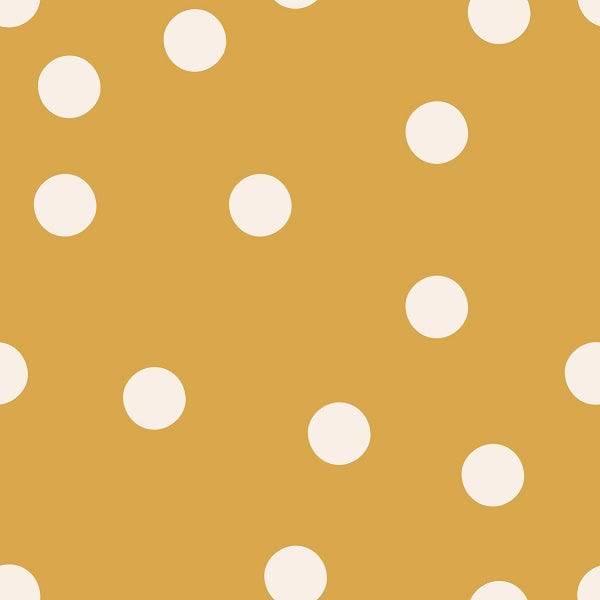 Indy Bloom Fabric Boho Polka in Golden 18 – custom printed pre-order fabric Australia | Fabric by Missy Rose