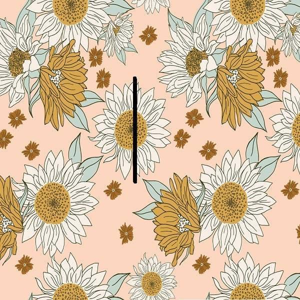 Load image into Gallery viewer, IB Boho - Sunflowers in Blush 23 - Fabric by Missy Rose Pre-Order
