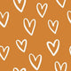 Indy Bloom Fabric - Candy Crush Golden Hearts - 03