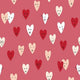 Indy Bloom Fabric - Candy Crush Happy Hearts in Cranberry - 05