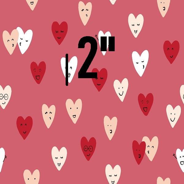 Load image into Gallery viewer, Indy Bloom Fabric - Candy Crush Happy Hearts in Cranberry - 05 - Fabric by Missy Rose Pre-Order
