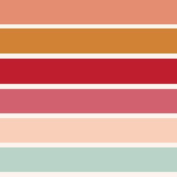 Indy Bloom Fabric Candy Crush Sunset Crush Stripe 12 – pre-order designer fabric Australia | Fabric by Missy Rose