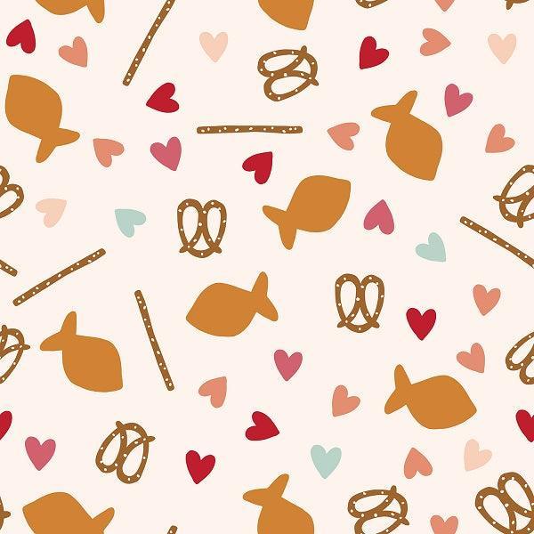 Indy Bloom Fabric Candy Crush Valentine Snax -10 – premium custom printed fabric for sewing | Fabric by Missy Rose