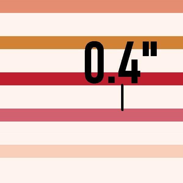 Indy Bloom Fabric Candy Crush Valentine Stripes on Cream 14 – Fabric by Missy Rose