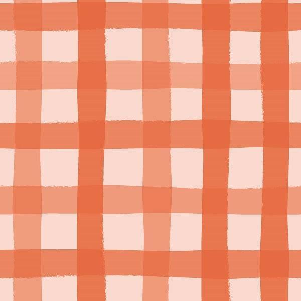 Indy Bloom Fabric Christmas Gingham in Blush 46 – premium custom printed fabric for sewing | Fabric by Missy Rose