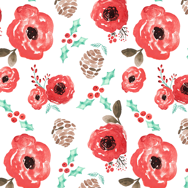 Indy Bloom Fabric Christmas Pinecone 61 – Australian custom printed fabric pre-order | Fabric by Missy Rose