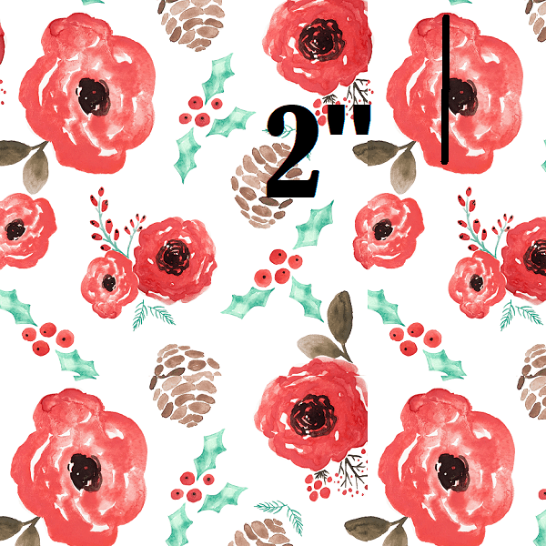 Indy Bloom Fabric Christmas Pinecone 61 – premium custom printed fabric for sewing | Fabric by Missy Rose
