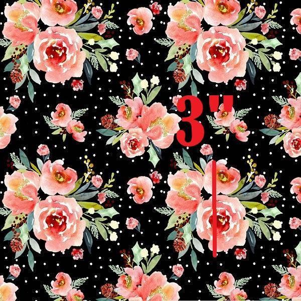Indy Bloom Fabric Christmas Black 09 – premium custom printed fabric for sewing | Fabric by Missy Rose