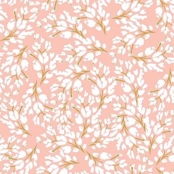 Indy Bloom Fabric Christmas Blush Floral Frost 32 – custom printed pre-order fabric Australia | Fabric by Missy Rose