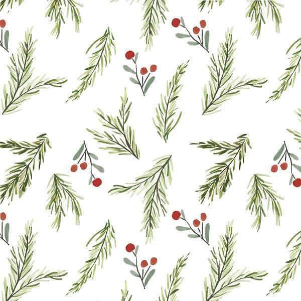Indy Bloom Fabric Christmas Branch 03 – custom printed pre-order fabric Australia | Fabric by Missy Rose