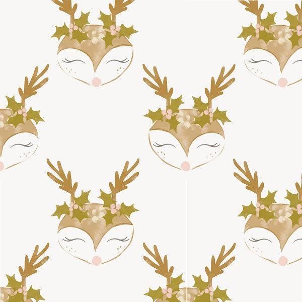 Indy Bloom Fabric Christmas Deer 19 – premium custom printed fabric for sewing | Fabric by Missy Rose