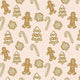 Indy Bloom Fabric - Christmas - Gingerbread 08